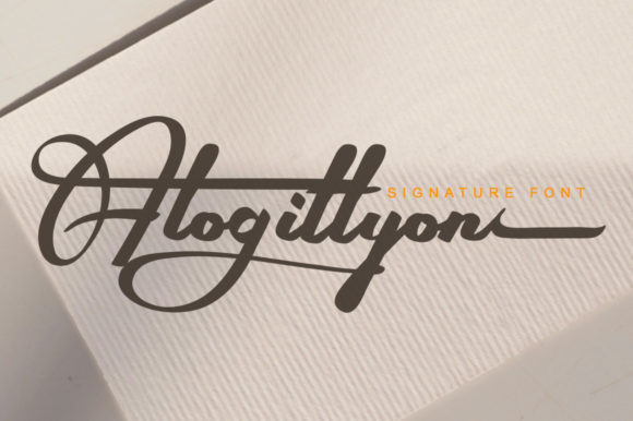 Alogittyon: A Script Font for Sophisticated Digital Branding