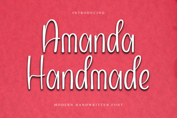 Amanda Handmade: A Delicate Script for Elegant Web Design