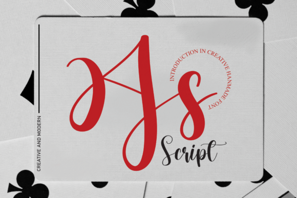 As: A Versatile Script Font for Creative Projects