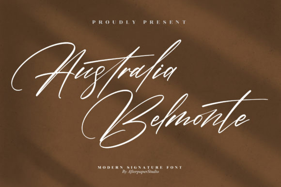 Australia Belmonte: A Timeless Handwritten Font for Branding