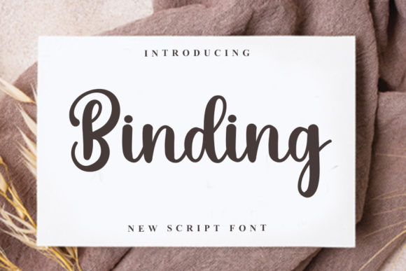Binding: An Elegant Font for Digital Layouts