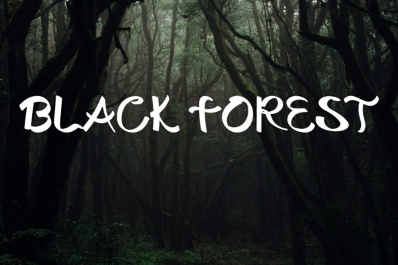 Black Forest: A Handwritten Font for Memorable Branding