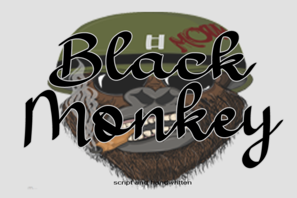 Black Monkey Font: A Playful Script for Digital Storytelling
