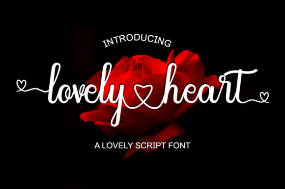 Bring Charm to Your Creations with Lovely Heart Font