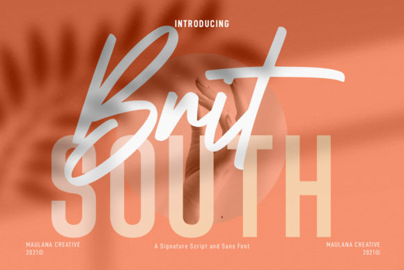 Britsouth: A Modern Font Duo for Campaign Design