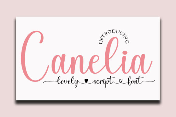 Canelia: The Elegant Script Font for Editorial Design