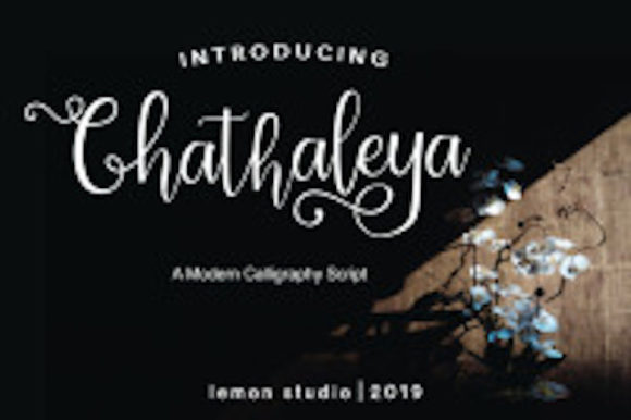 Chathaleya: A Beautiful Handwritten Font for Your Brand