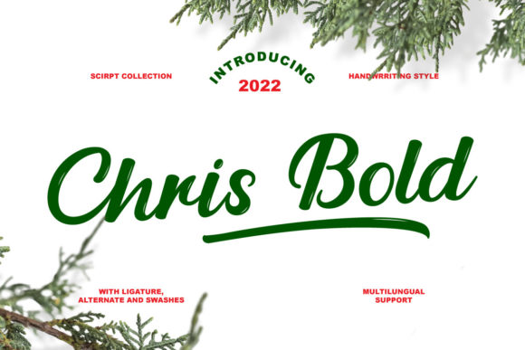 Chris Bold: A Handwritten Font for Crafters and Creators