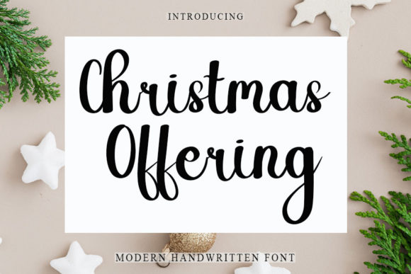 Christmas Offering: A Versatile Font for Creative Branding