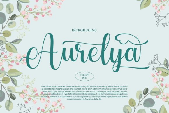 Crafting Beautiful Labels and Designs with Aurelya Font