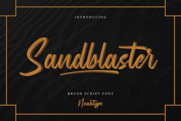 Enhance Your Brand with Sandblaster Font