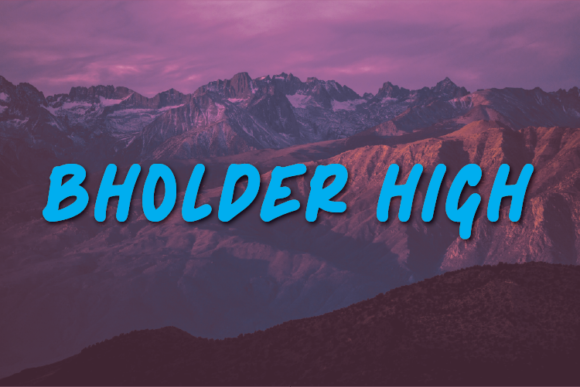 Enhance Your Campaign with Bholder High Font