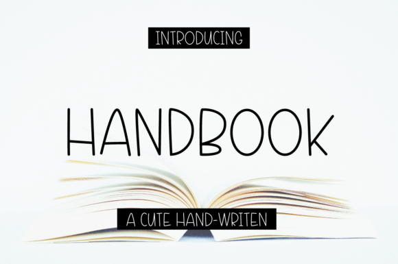 Handbook: A Charming Handwritten Font for Crafters
