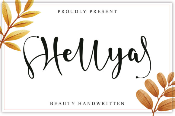 Hellya: An Elegant Script Font for Modern Branding
