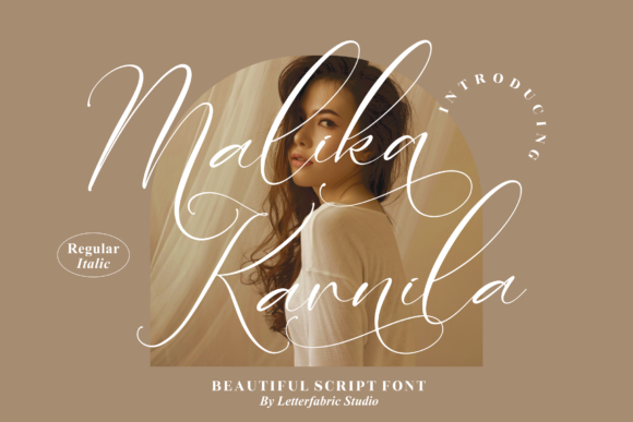 Malika Karnila: A Handwritten Font for Editorial Elegance