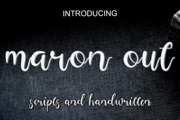 Maron Out: A Font Designed for Digital Communication