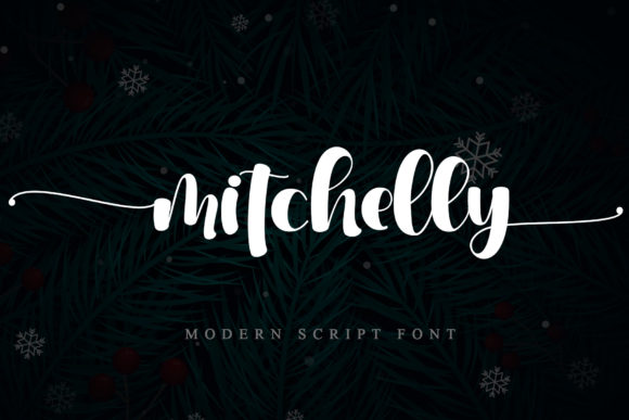 Mitchelly: A Script Font for Elegant Editorial Design