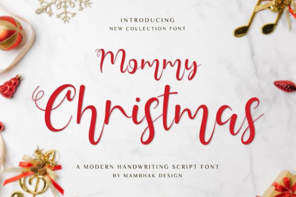Mommy Christmas: A Refined Script Font for Editorial Elegance