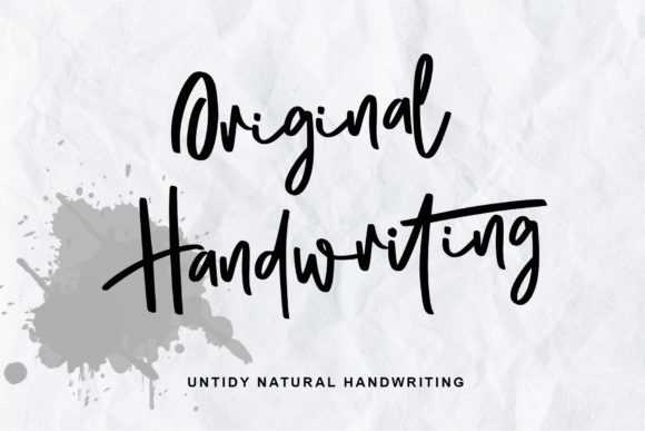 Original Handwritten: A Versatile Font for Crafters and Makers