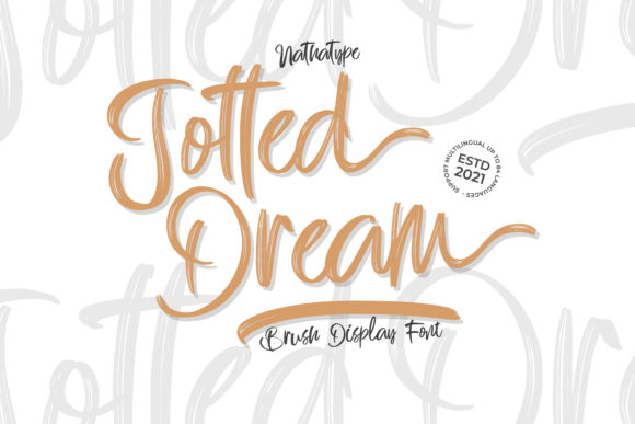 Transform Your Brand with Jotted Dream Font