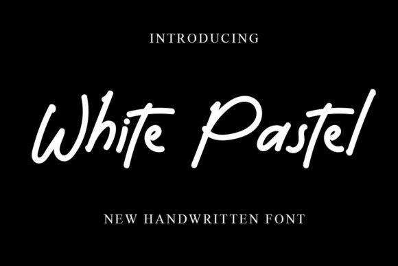 White Pastel: A Charming Handwritten Font for Crafters