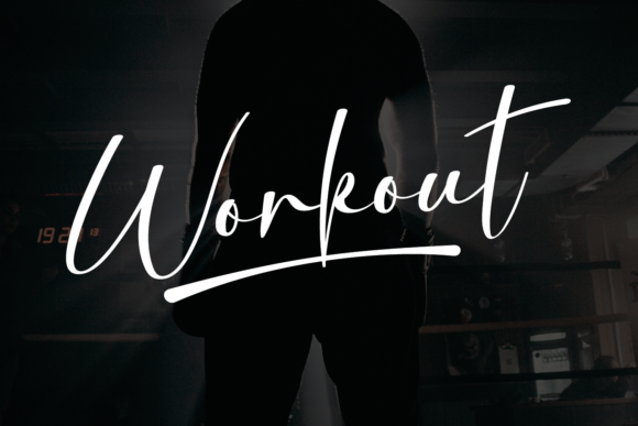 Workout: A Script Font Built for Modern Muscle